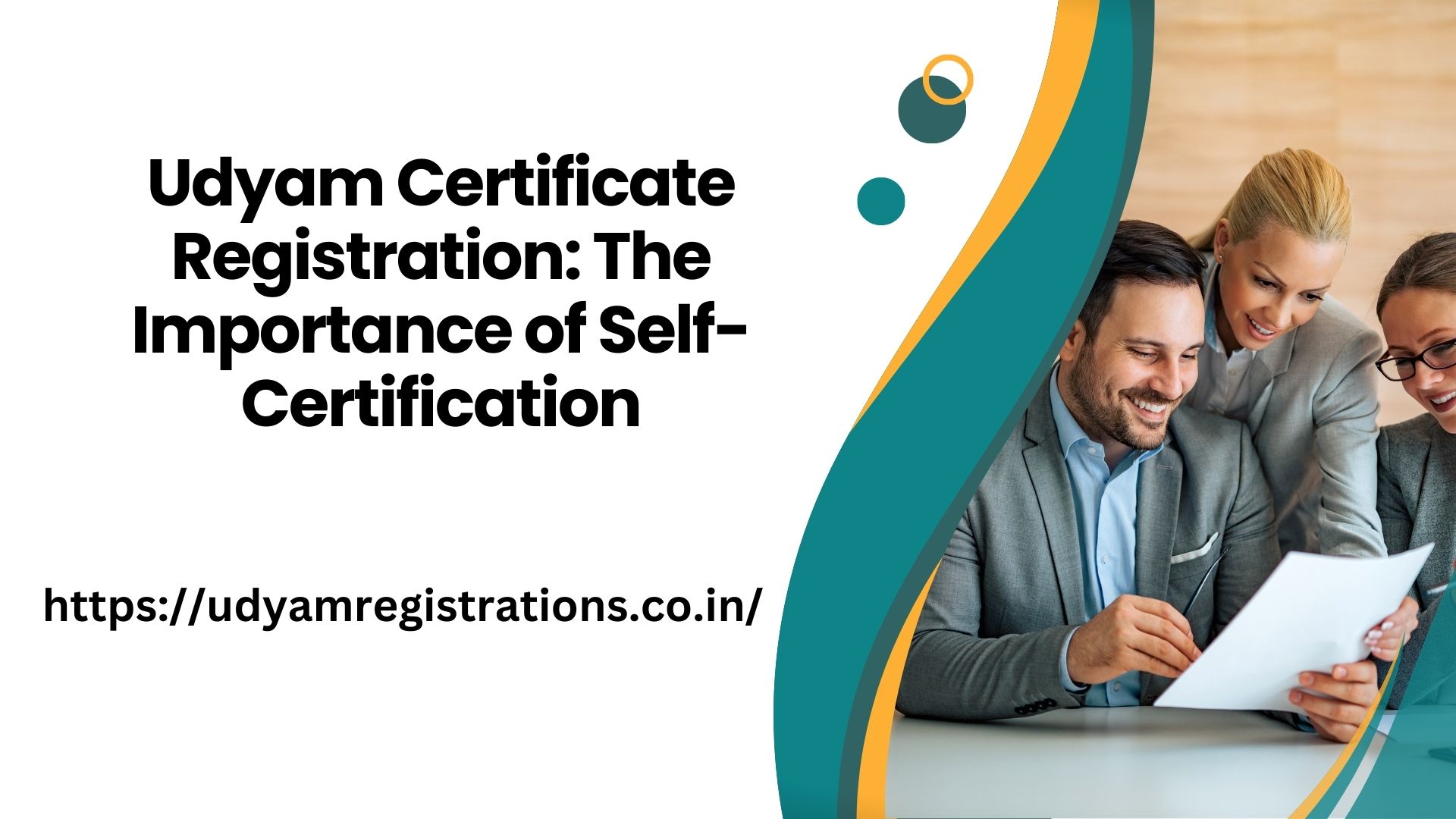 Udyam Certificate Registration: The Importance of Self-Certification