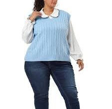 Women’s High Collar Sweater Plus Size